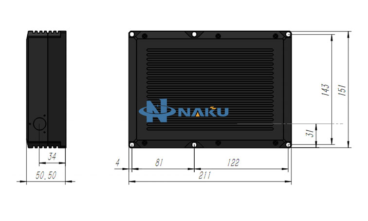 457nm blue semiconductor laser